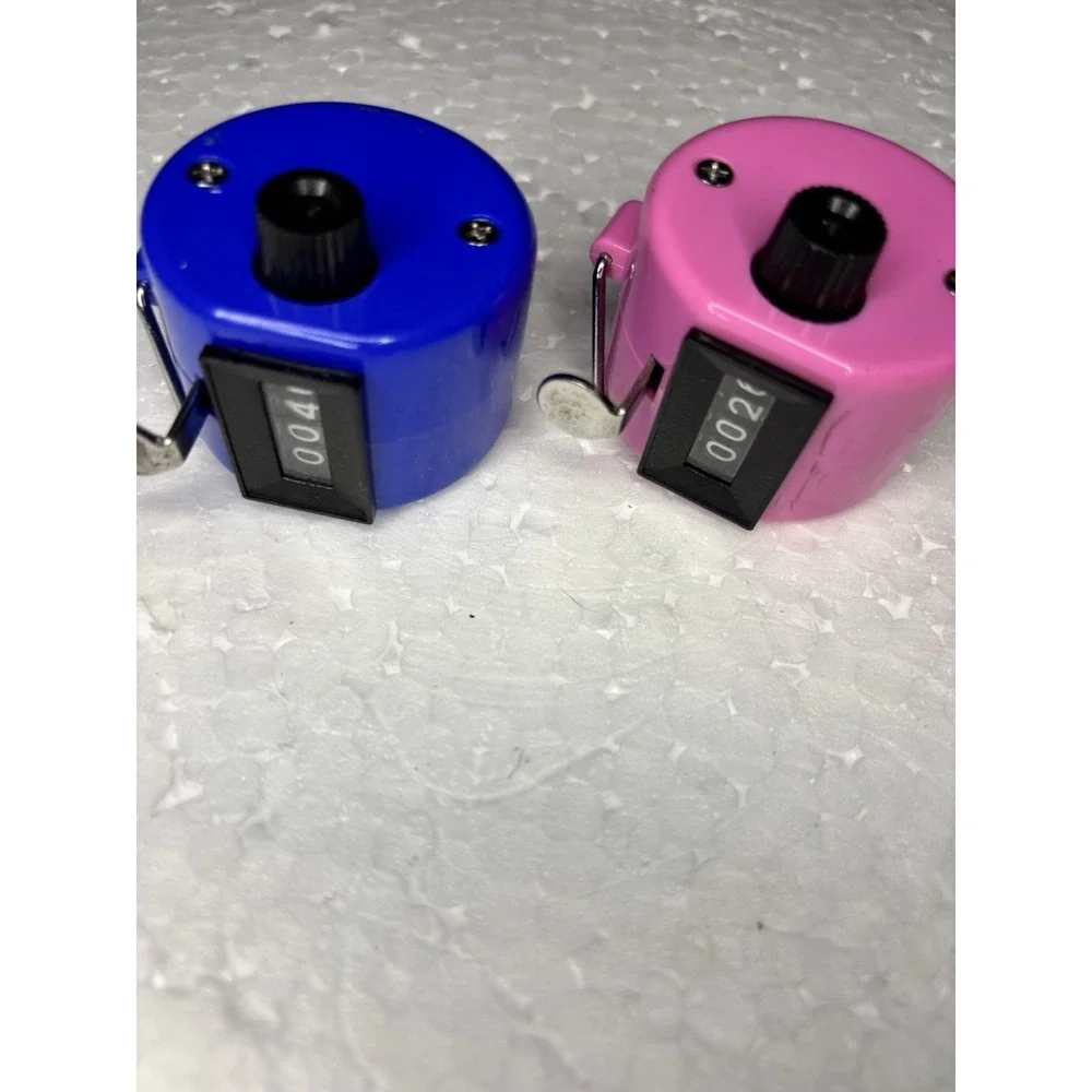 Digit Number Dual Clicker Golf Hand Tally Counter Black Handy Convenient Set 2
